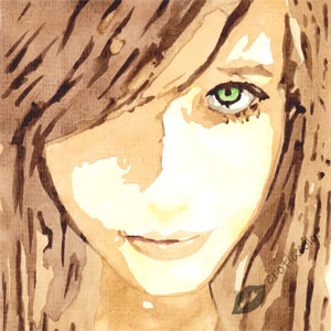 Nude Watercolor Portrait by erotic.color